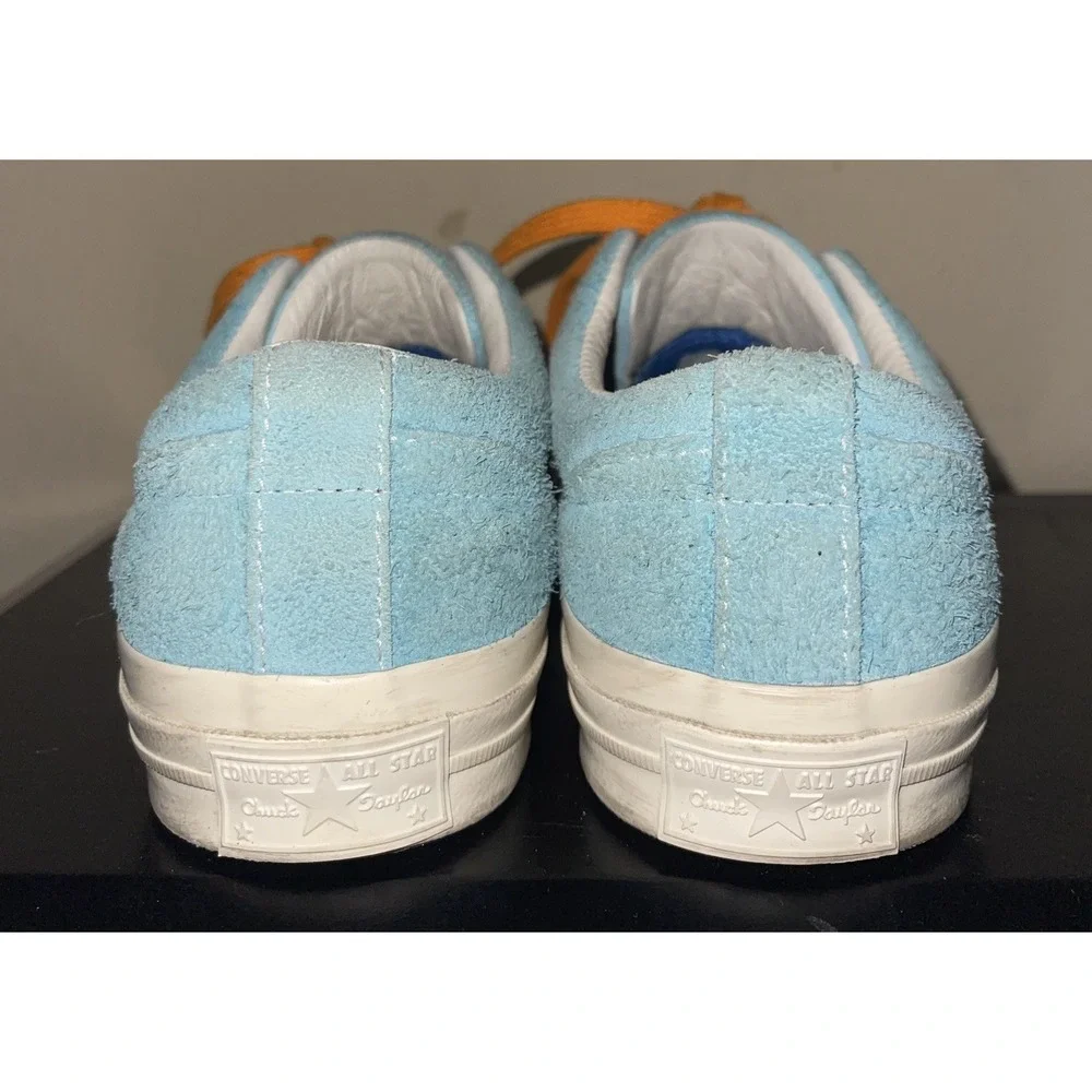 Golf Le Fleur Bachelor Blue One Star‎ Ox Converse, Mens Size 5.5